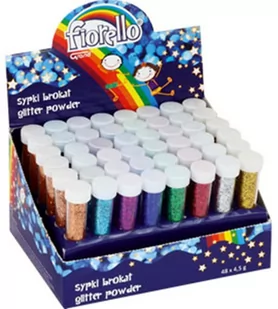 Fiorello Sypki brokat Fiorello GR-B5 D48 48szt. 8 kolorów x 4,5g 213FIO - Szkolne artykuły papiernicze - miniaturka - grafika 1