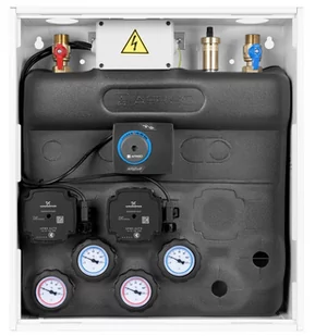 Zestaw mieszający PrimoBox AZB 205 w szafce, bez mieszania, zawór obrotowy z siłownikiem ARM 141 - Pompy obiegowe c.o. - miniaturka - grafika 1