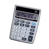 Kalkulatory - Kalkulator 12 pozycyjny CENTRUM 83401 120x87x14mm srebrny /CE83401/ - miniaturka - grafika 1