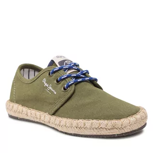 Espadryle damskie - Pepe Jeans Espadryle Tourist Camping PBS10094 Range 736 - grafika 1