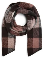 Apaszki i szaliki damskie - Pieces - Szalik damski PCPyron, brązowy|różowy - miniaturka - grafika 1