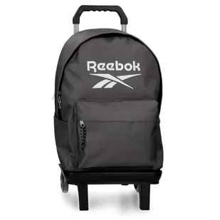 Reebok Boston Plecak Szkolny Dwukomorowy z Przenośnym Wózkiem 15,6 cala Szary 31x44x17,5 cm Poliester by Joumma Bags, Szary, 31x44x17.5 cms, dwukomorowy plecak na laptopa - Plecaki szkolne i tornistry - miniaturka - grafika 1