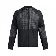 Kurtki damskie - Damska kurtka do biegania Under Armour UA Launch Elite Cw Jacket - czarna - UNDER ARMOUR - miniaturka - grafika 1