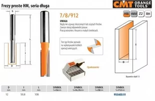 CMT Frez Prosty Palcowy (6937) - Frezy - miniaturka - grafika 1