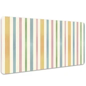 Podkładki na biurko - Podkładka na całe biurko Geometryczne kolorowe linie 100x50 cm - miniaturka - grafika 1