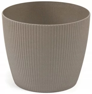 Doniczka Osłonka Plastikowa Szara 11 Cm Magnolia Jumper - Donice - miniaturka - grafika 1