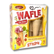 Dodatki do ciast w proszku - Smak Raju wafle do lodów stożek 15 szt. 60 g - miniaturka - grafika 1