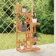 Kwietniki - vidaXL Kwietnik, 60x25x130 cm, lite drewno jodłowe - miniaturka - grafika 1