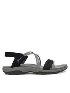 Skechers Sandały Reggae Slim-Takes Two 163112/BKCC Czarny - Sandały damskie - miniaturka - grafika 1