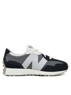 New Balance Sneakersy GS327LG Szary - Buty dla dziewczynek - miniaturka - grafika 1