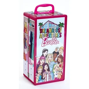 Simba BARBIE SZAFA GARDEROBA METALOWA WALIZKA PUSZKA 5801 - Akcesoria dla lalek - miniaturka - grafika 1