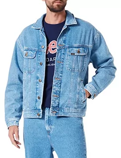 Kurtki męskie - Lee Męska kurtka jeansowa Relaxed Rider, Nie zawiera kamieni, XL - grafika 1