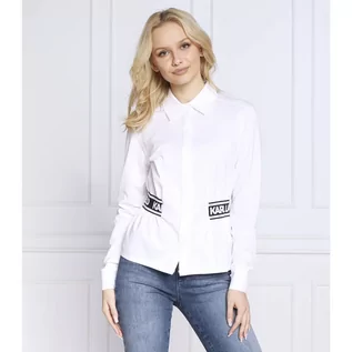 Koszule damskie - Karl Lagerfeld Koszula elastic waist | Slim Fit - grafika 1