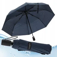 Parasole - PARASOL UNIWERSALNY SKŁADANY AUTOMATYCZNY Z POKROWCEM PÓŁAUTOMAT GRANATOWY - miniaturka - grafika 1