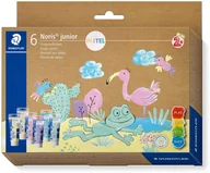 Przybory szkolne - STAEDTLER Fingermalfarbe NJ Pastell 6St Etui - miniaturka - grafika 1