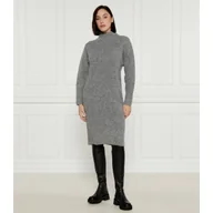 Sukienki - BOSS ORANGE Wełniana sukienka C_Fagdassy - miniaturka - grafika 1