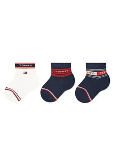 Tommy Hilfiger Zestaw 3 par wysokich skarpet dziecięcych 701220278 Kolorowy - Skarpetki dla dzieci - miniaturka - grafika 1