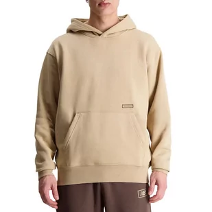 Bluza New Balance MT33516INC - beżowa - Bluzy sportowe męskie - miniaturka - grafika 1