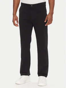 BOSS Chinosy 50534378 Czarny Regular Fit - Spodnie męskie - miniaturka - grafika 1