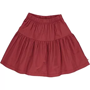 Müsli by Green Cotton Spódnica dziewczęca Poplin Flared, czerwony (berry red), 128 cm - Spódnice - miniaturka - grafika 1