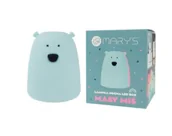 Zestawy szkolne - Lampka nocna LED RGB Miś mały niebieski - miniaturka - grafika 1