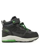 Buty dla chłopców - CMP Sneakersy Kids Hadil Leather Wp Urban 3Q84524 Szary - miniaturka - grafika 1