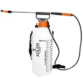 Opryskiwacze - Opryskiwacz Ciśnieniowy Ręczny 8L Długa Lanca 82Cm Adler Ad6809 - Ogrodowy Spryskiwacz Ręczny, Zbiornik Pp/Pe, Regulacja Strumienia - miniaturka - grafika 1