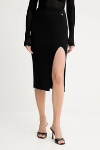 Silvian Heach spódnica GEAMA kolor czarny midi ołówkowa GPP25210LO - Spódnice - miniaturka - grafika 1