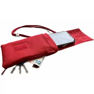 SWISSTEN Czerwone Etui saszetka na telefon 6,8” POCKET - Torby fotograficzne i futerały - miniaturka - grafika 3