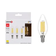 Żarówki LED - Żarówka LED E14 3 szt. 5,9 W 806 lm Neutralna biel Lexman - miniaturka - grafika 1