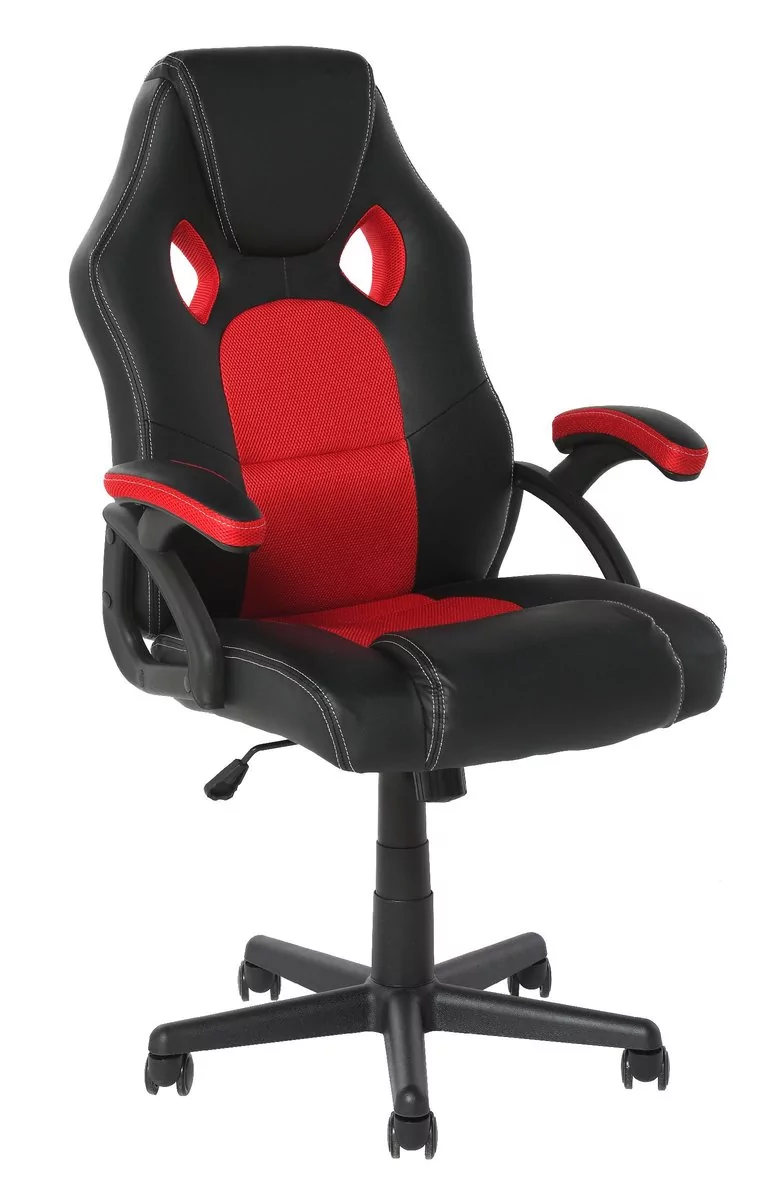 Fotel gamingowy Raptor X obrotowy biurowy czarno czerwony KO10CZE KO10CZE
