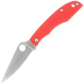 Noże - Nóż składany Spyderco Grasshopper Red G10, Satin 12C27 (C138GRDP) - miniaturka - grafika 1