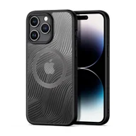 Etui i futerały do telefonów - Etui Dux Ducis Aimo Mag MagSafe Apple iPhone 15 Pro Max czarne - miniaturka - grafika 1