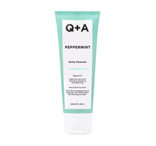 Q+A Q+A Peppermint Daily Cleanser żel oczyszczający 125 ml dla kobiet - Żele do mycia twarzy - miniaturka - grafika 1