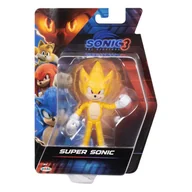 Figurki dla dzieci - sonic the hedgehog 3 figurka super sonic 13cm jakks szybki jak błyskawica - miniaturka - grafika 1