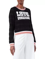 Bluzy damskie - Love Moschino Bluza damska, czarny, 48 - miniaturka - grafika 1