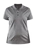 Koszulki i topy damskie - Craft CORE Unify damska koszulka polo, kolor szary, XS, gris, XS - miniaturka - grafika 1