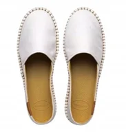 Mokasyny męskie - HAVAIANAS ESPADRYLE MĘSKIE BIAŁE WSUWANE 40 ŻNB - miniaturka - grafika 1