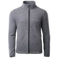 Bluzy sportowe męskie - Męska bluza Hi-Tec Henis Rozmiar: L / Kolor: szary - miniaturka - grafika 1