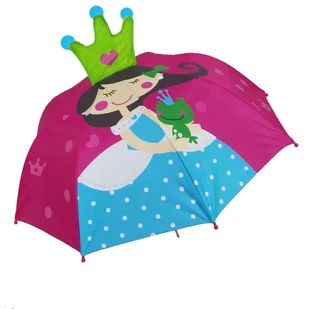 Dziecięcy parasol 3d, księżniczka UVP1012K - Parasolki dla dzieci - miniaturka - grafika 1