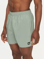 Kąpielówki męskie - adidas Szorty kąpielowe Solid CLX JC9920 Zielony Regular Fit - miniaturka - grafika 1
