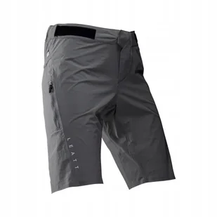 Profesjonalne Spodenki Rowerowe Leatt Mtb Trail 1.0 Shorts Granite Szary XL - Spodenki rowerowe - miniaturka - grafika 1