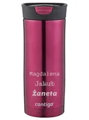 Kubki termiczne - Kubek termiczny z grawerem Contigo Huron 470ml - Vivacious - miniaturka - grafika 1