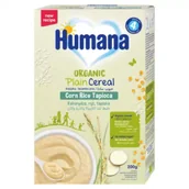 Kaszki dla dzieci - Humana Organic Kaszka bezmleczna kukurydza ryż tapioka po 4. miesiącu 200 g - miniaturka - grafika 1