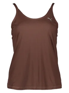 Puma Top sportowy "Studio" w kolorze brązowym - Koszulki sportowe damskie - miniaturka - grafika 1