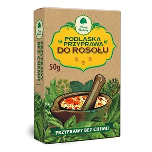 PRZYPRAWA DO ROSOŁU BEZGLUTENOWA (PODLASKA) 50 g - DARY NATURY - Przyprawy i zioła sypkie - miniaturka - grafika 1