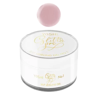 Yoshi - ŻEL BUDUJĄCY Samopoziomujący Glitter Pro No 1 15 ml - Żele do paznokci - miniaturka - grafika 1