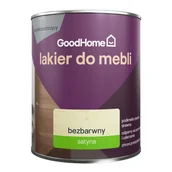 Lakiery do drewna - GoodHome Lakier do mebli bezbarwny satyna 0,75 l - miniaturka - grafika 1