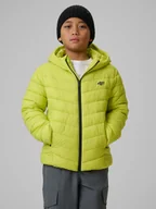 Kurtki i płaszcze dla chłopców - 4F Kurtka z wypełnieniem syntetycznym chłopięca - zielona 140 (9-10 lat) - miniaturka - grafika 1