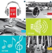 Zeszyty szkolne - Inter-druk Zeszyt do nut A4/16K (10szt) - miniaturka - grafika 1